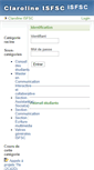 Mobile Screenshot of claroline.isfsc.be